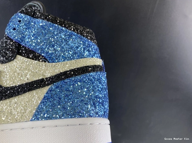 JORDAN 1 CK5566-400 DESIGN GLITTER X FRAGMENT AIR 0726